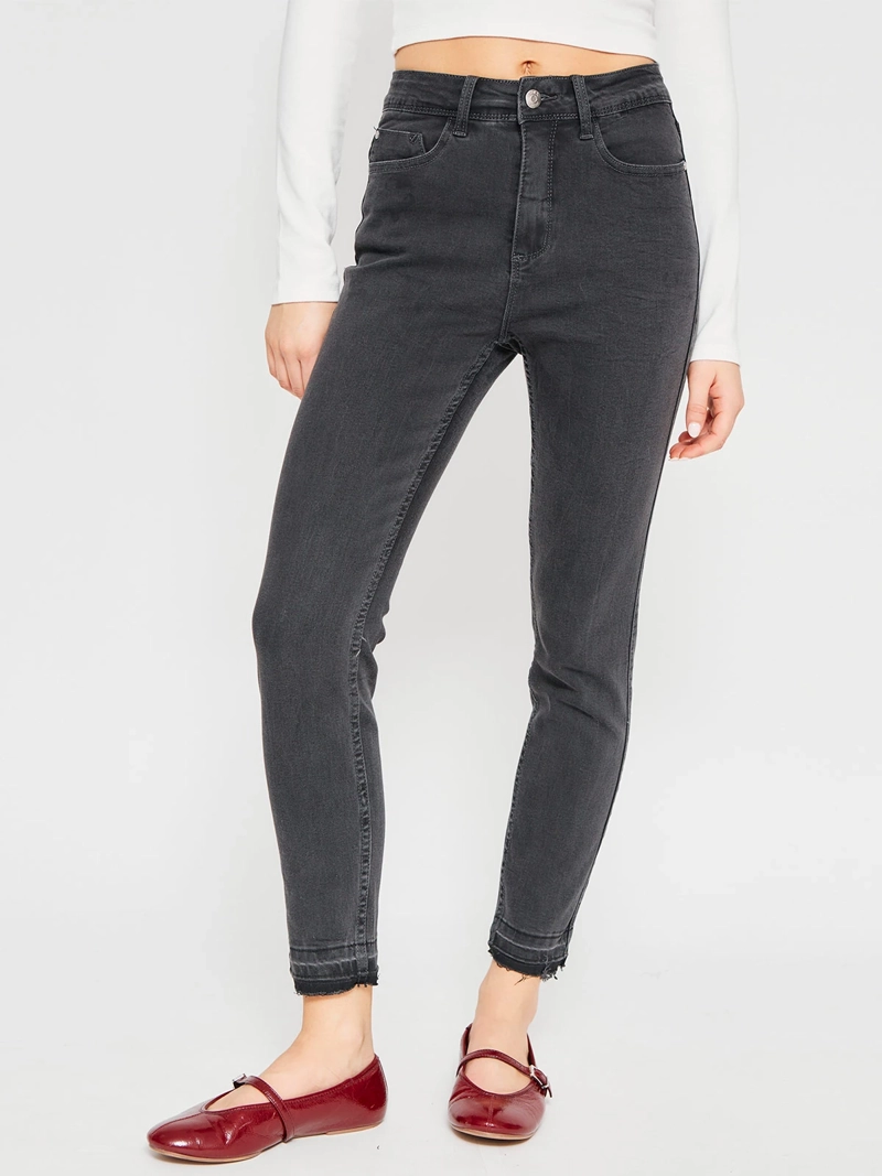JEANS MUJER INDEX ALGODÓN TIRO MEDIO - 2