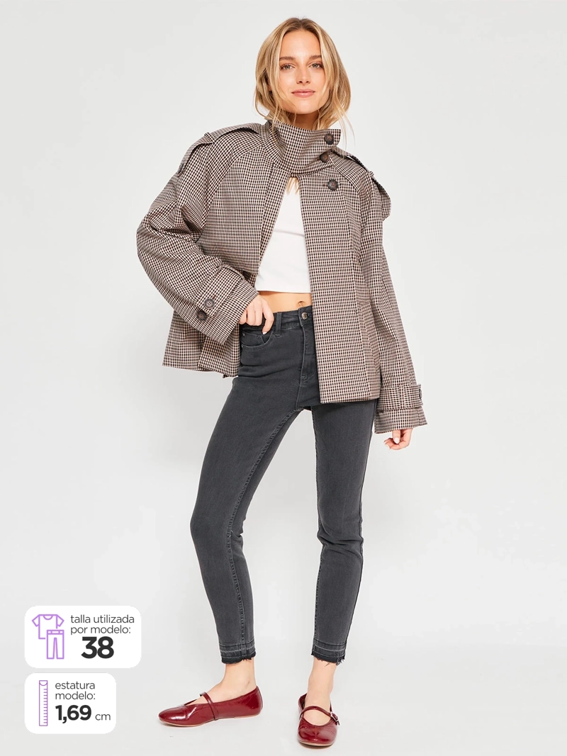 JEANS MUJER INDEX ALGODÓN TIRO MEDIO - 1