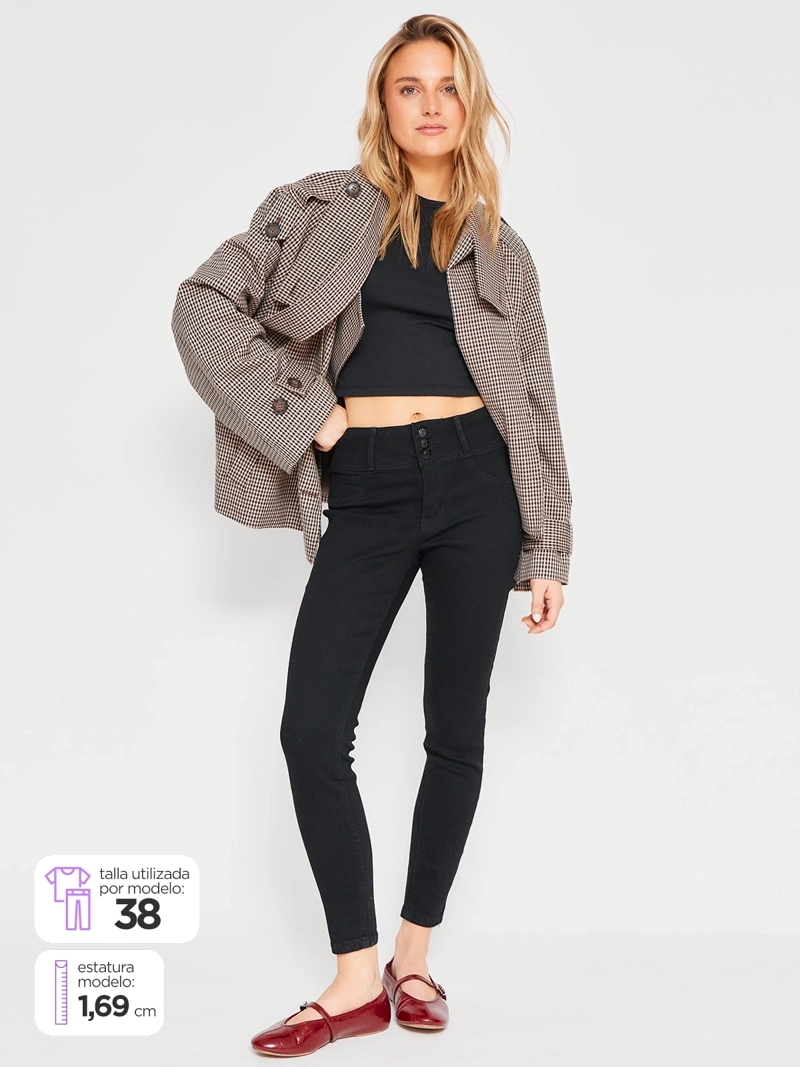 JEANS MUJER INDEX ALGODÓN  - 1