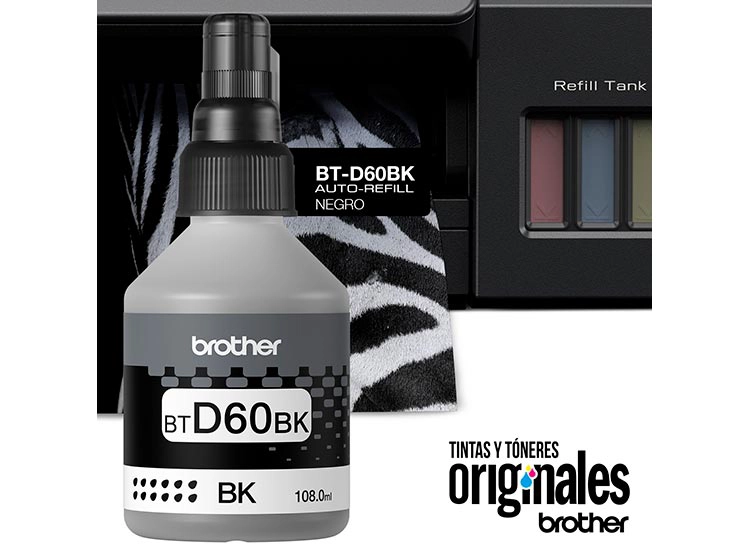 TINTA BROTHER BTD60BK BLACK INK - 2