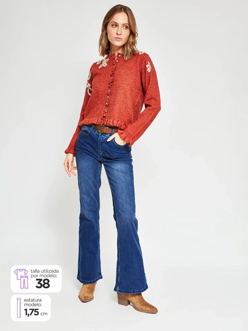 JEANS MUJER TATIENNE FLARE - 1