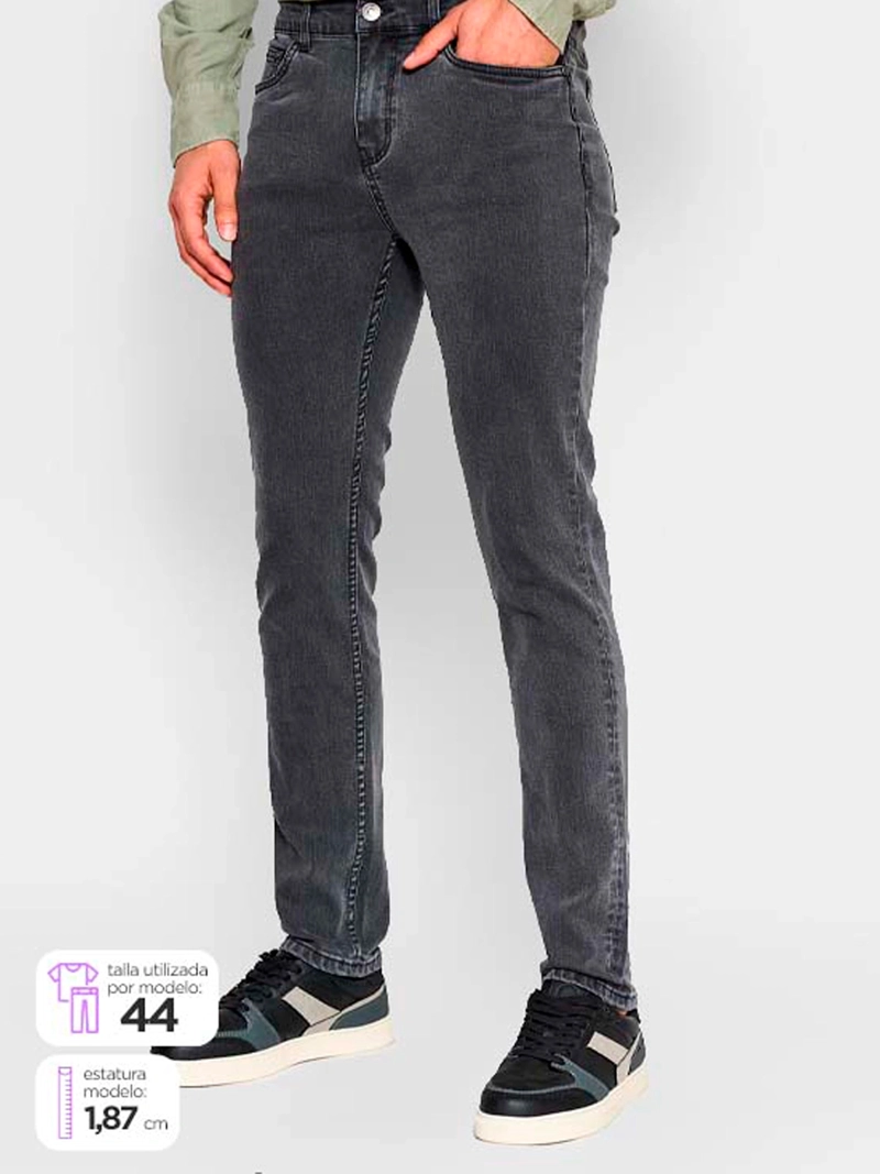 JEANS HOMBRE INDEX SKINNY - 1