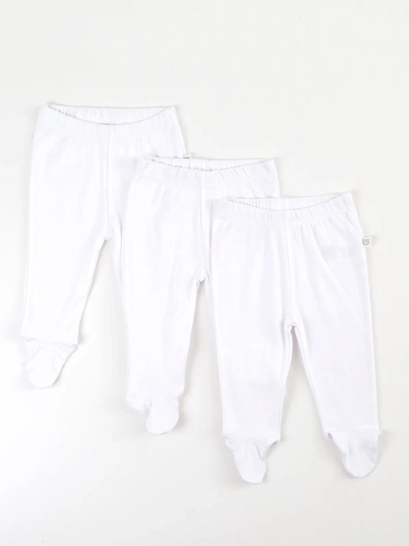 3 PACK PANTY ALGODÓN UNISEX BABY HARVEST X3 PATITAS BLANCO - 1
