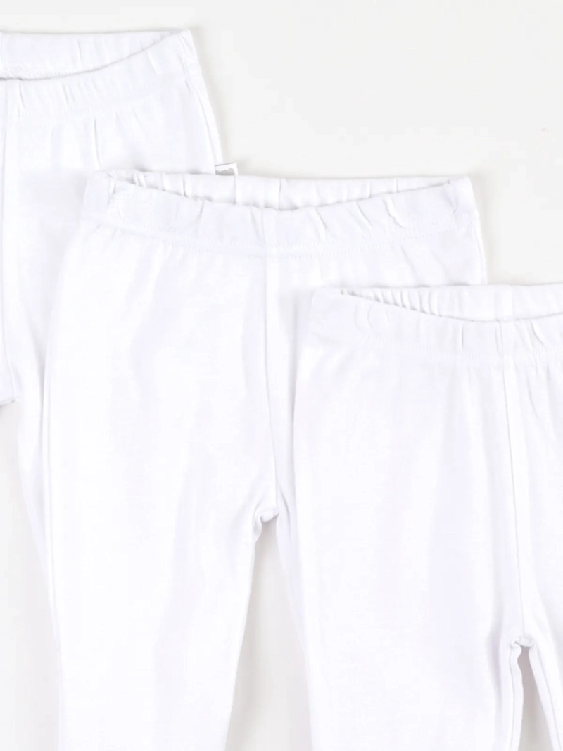 3 PACK PANTY ALGODÓN UNISEX BABY HARVEST X3 PATITAS BLANCO - 3
