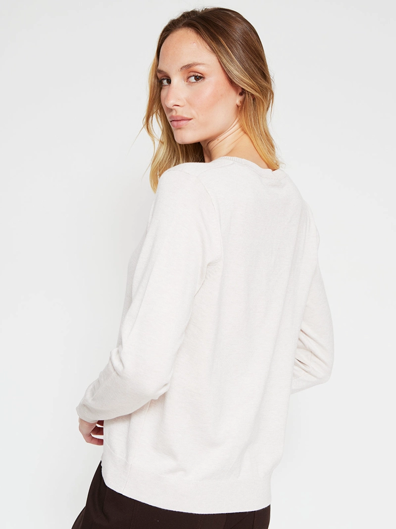 SWEATER MUJER AZIZ BÁSICO LISO - 2
