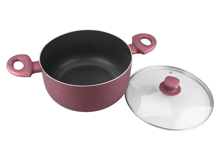 BATERÍA DE COCINA MARMICOC SPRING GRANATE 7 PIEZAS - 5