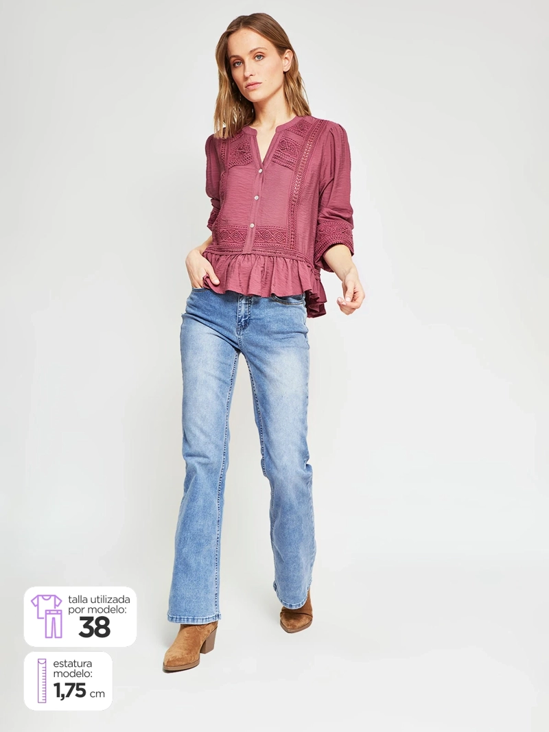 JEANS MUJER TATIENNE FLARE - 1