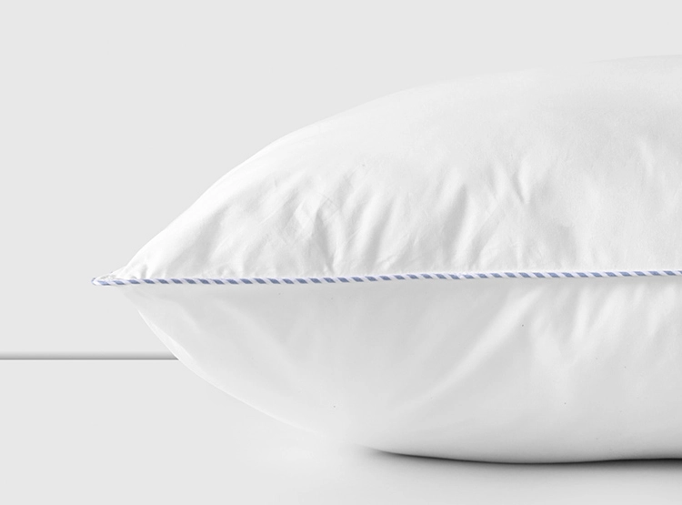 ALMOHADA CANNON DOWN ALTERNATIVE 90 X 50 CM ALGODÓN BLANCO - 4
