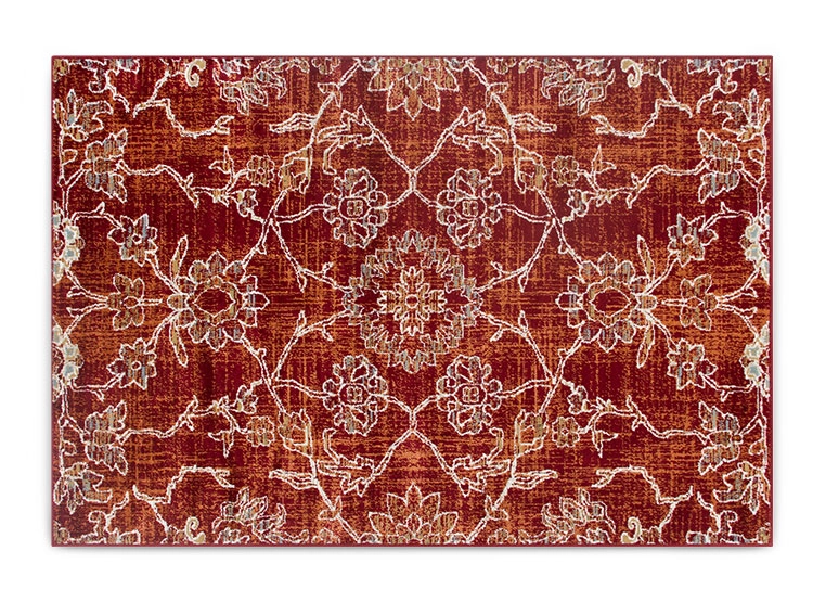ALFOMBRA IDETEX HEATSET CLÁSICA 57 X 90 CM ROJO - 1