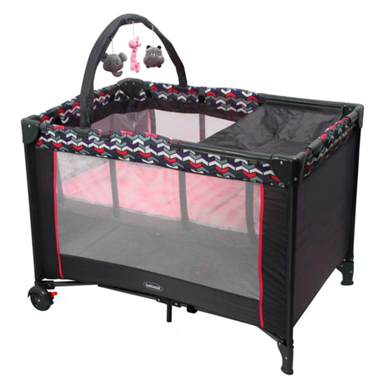 CUNA CORRAL PACK & PLAY BEBE SLEEP II PLEGABLE CON MOVIL - 1