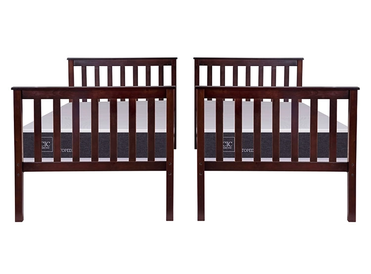 SET CIC CAMAROTE ISIDORA ISADORA 1 PLAZA MADERA + 2 COLCHONES ORTOPEDIC - 1
