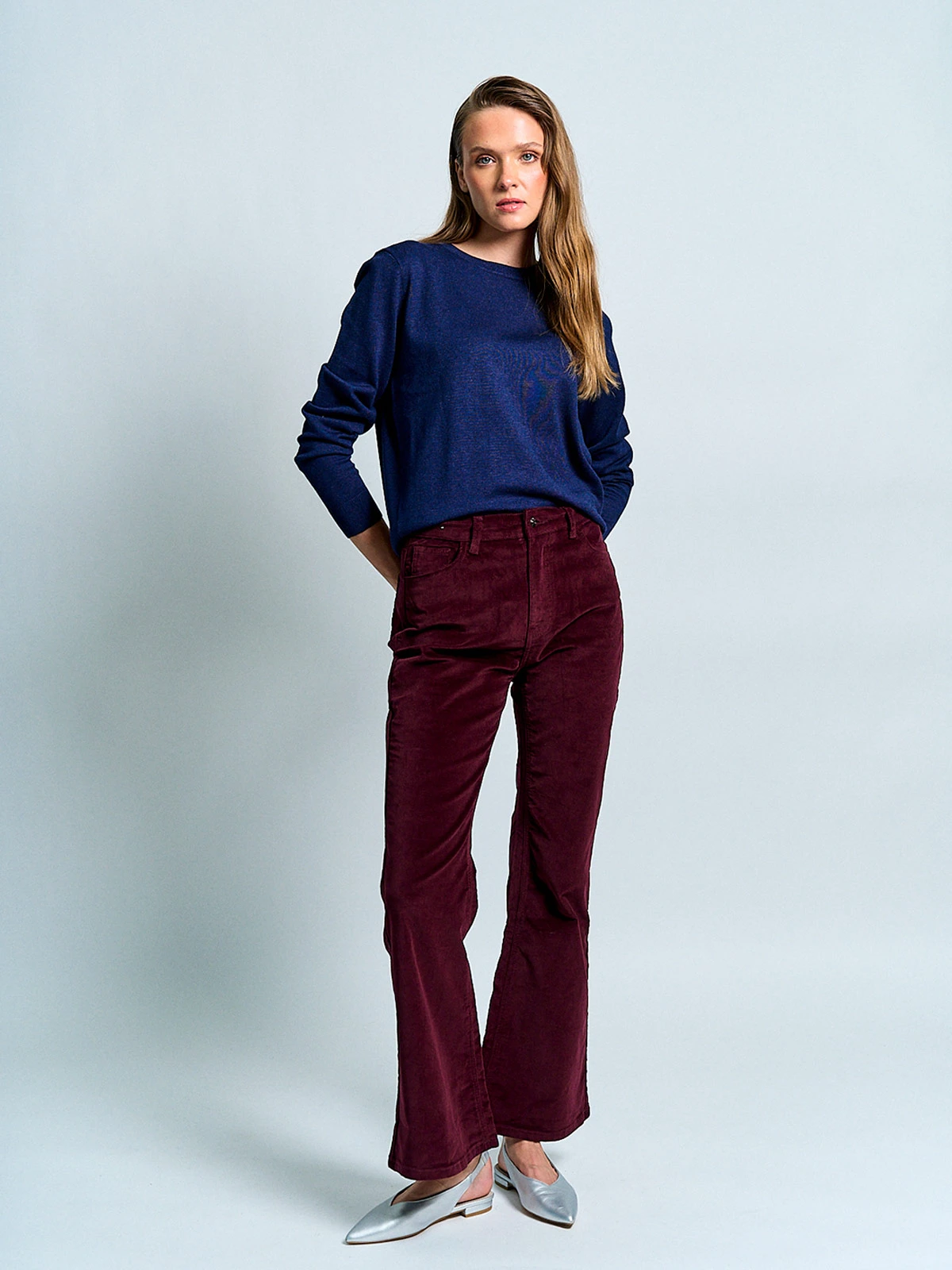 SWEATER MUJER AZIZ BÁSICO LISO - 4