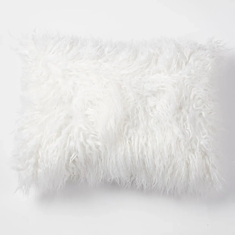 COJÍN RIPLEY HOME PELUDO 35X50 CM IVORY - 1