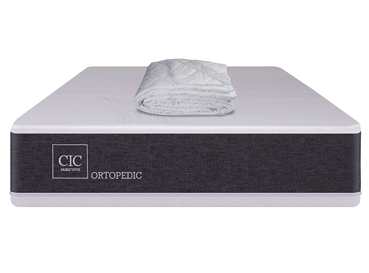 SET CIC COLCHÓN NEW ORTOPEDIC 1 PLAZA + CUBRE - 1