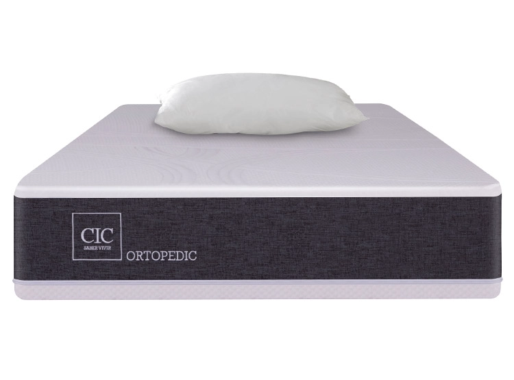 SET CIC COLCHÓN NEW ORTOPEDIC 1 PLAZA + ALMOHADA - 1