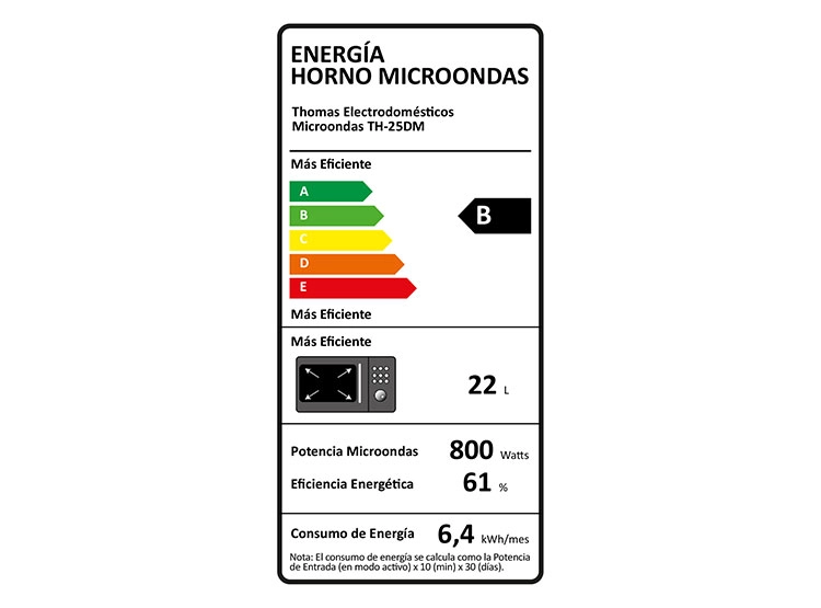MICROONDAS THOMAS TH-25DM - 8