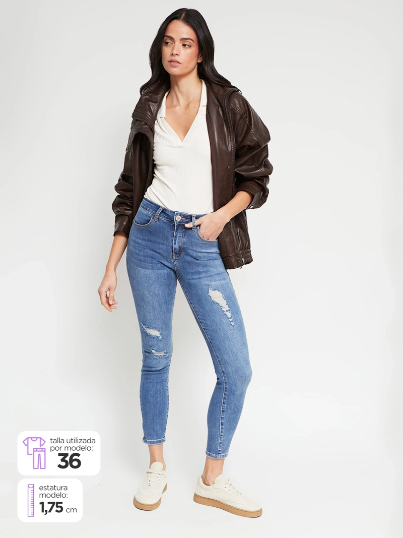 JEANS MUJER BARBADOS SKINNY - 1