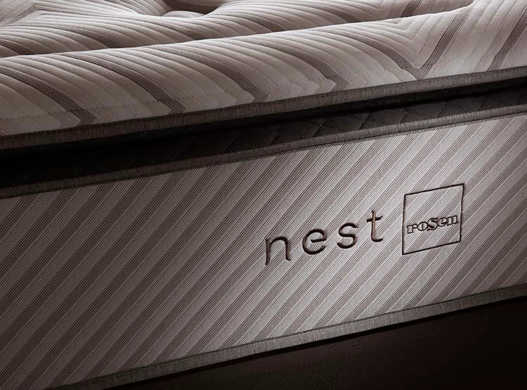 JUEGO DE DORMITORIO ROSEN CAMA EUROPEA NEST 2 PLAZAS + MADERAS BRERA - 6