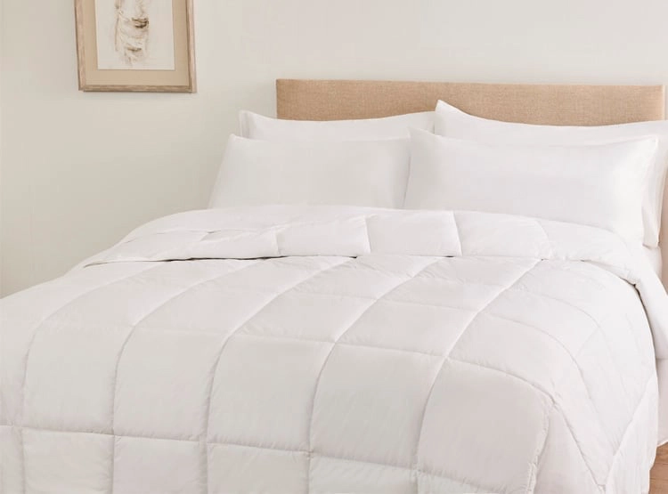 PLUMÓN RIPLEY HOME SÚPER KING BAMBÚ BLANCO LISO 260 HILOS - 1