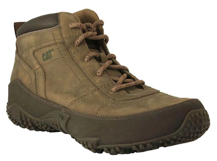 BOTINES CUERO HOMBRE CAT CAFE CLARO LITZ MID - 1