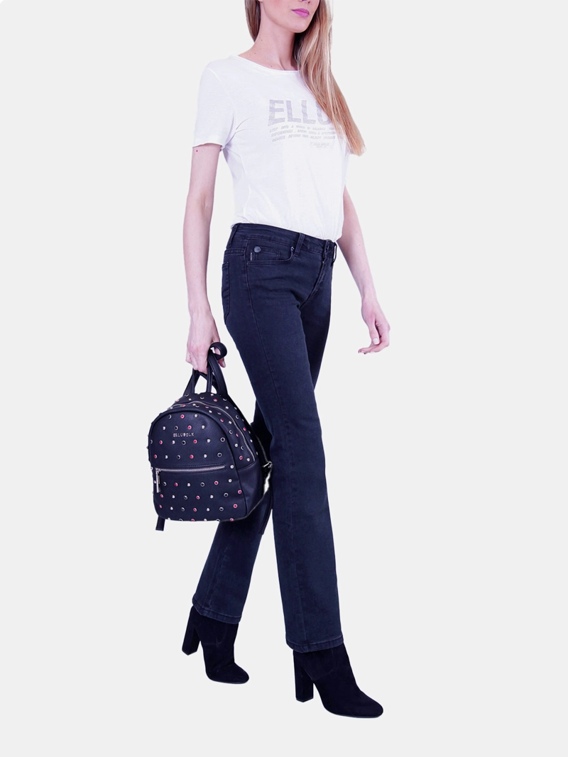 JEANS MUJER ELLUS TIRO ALTO ALGODÓN - 1