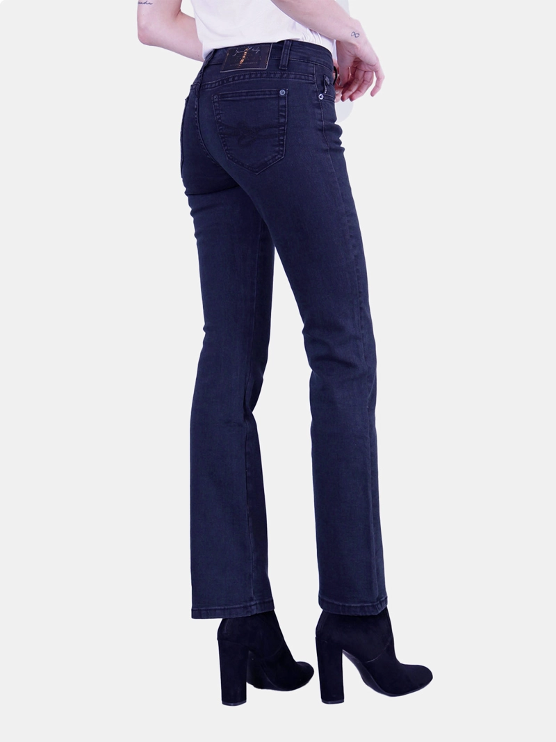 JEANS MUJER ELLUS TIRO ALTO ALGODÓN - 3