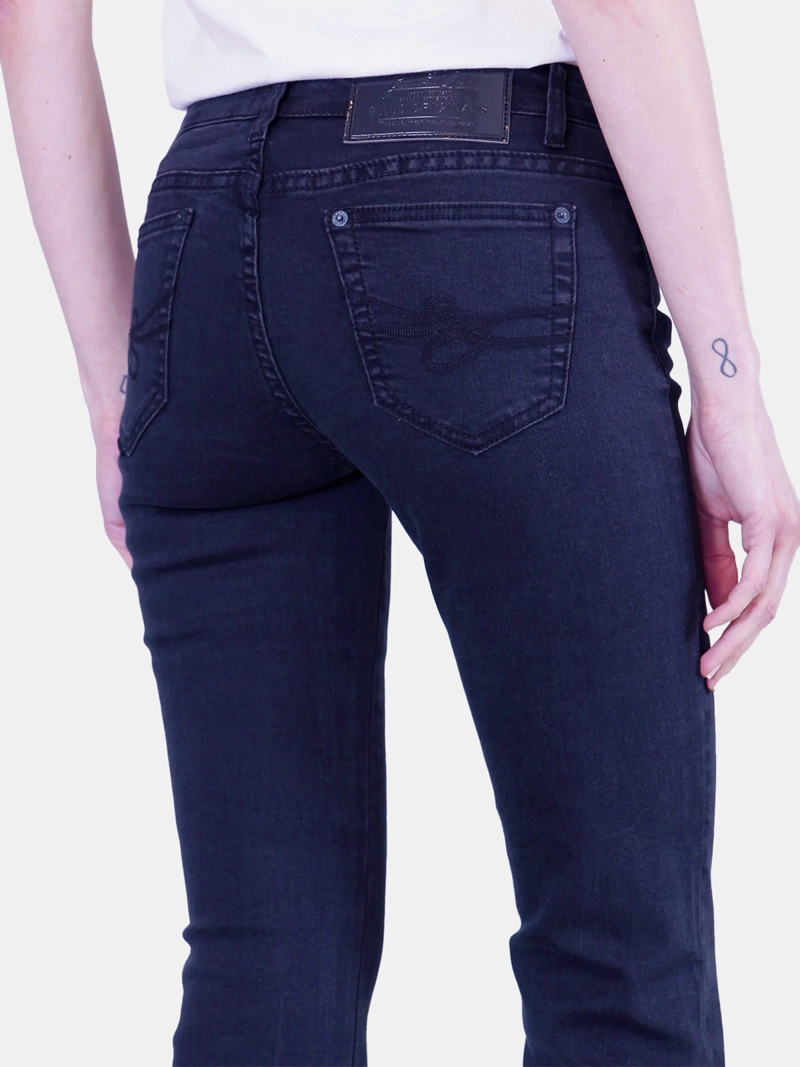 JEANS MUJER ELLUS TIRO ALTO ALGODÓN - 4