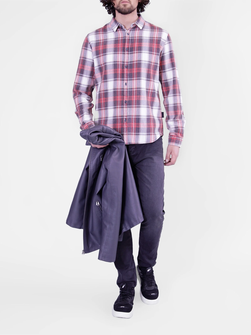 CAMISA HOMBRE ELLUS ALGODÓN MANGA LARGA - 4