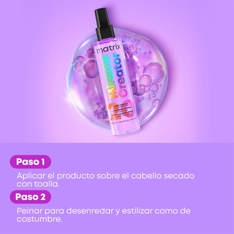 PROTECTOR TÉRMICO CAPILAR MATRIX MIRACLE CREATOR 190ML - 8