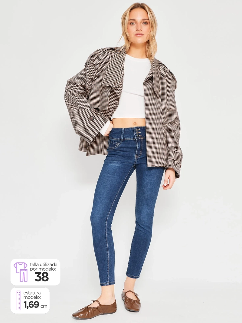 JEANS MUJER INDEX ALGODÓN  - 1