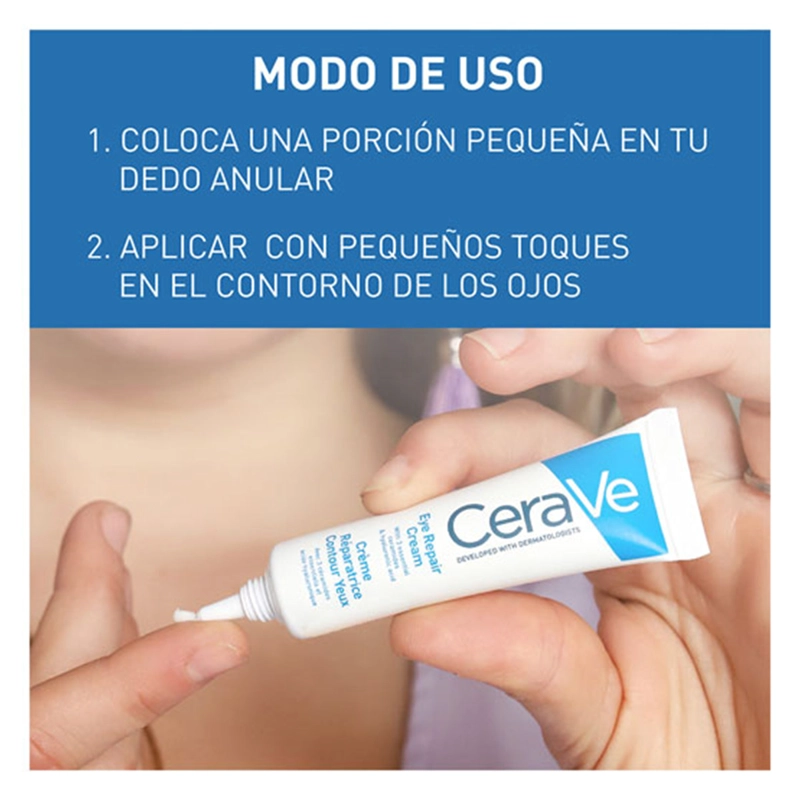 CONTORNO DE OJOS CERAVE CREMA REPARADORA 15 ML - 5