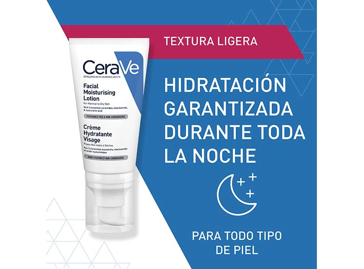 LOCION FACIAL CERAVE HIDRATANTE PM 52 ML - 2