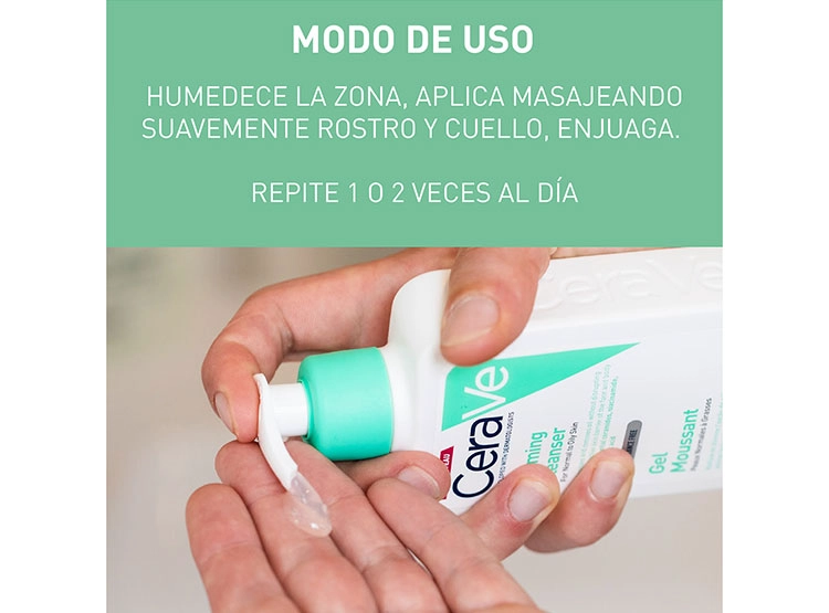LIMPIADOR FACIAL CERAVE GEL ESPUMOSO 236 ML - 5