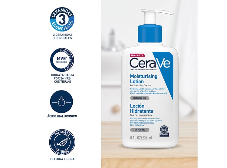 LOCION CORPORAL CERAVE HIDRATANTE 236 ML - 4