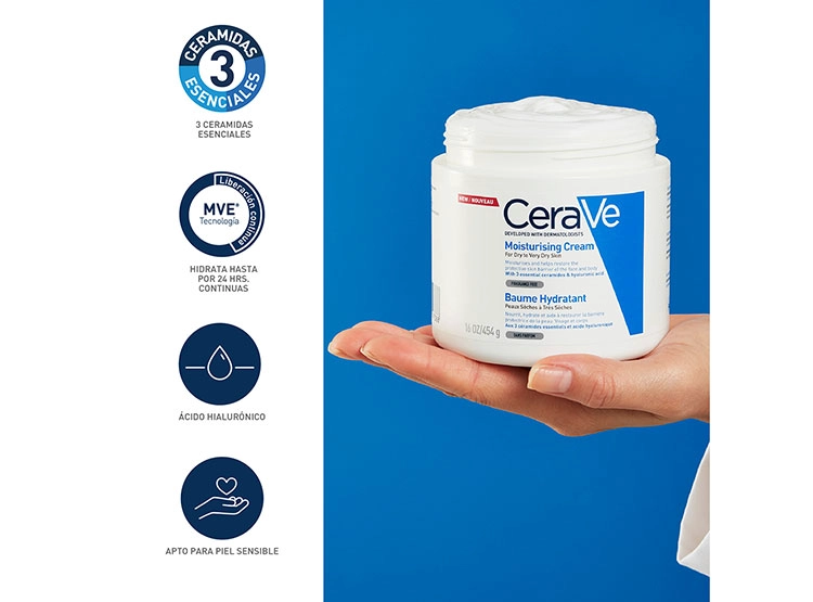 CREMA CORPORAL CERAVE HIDRATANTE 340 GR - 4