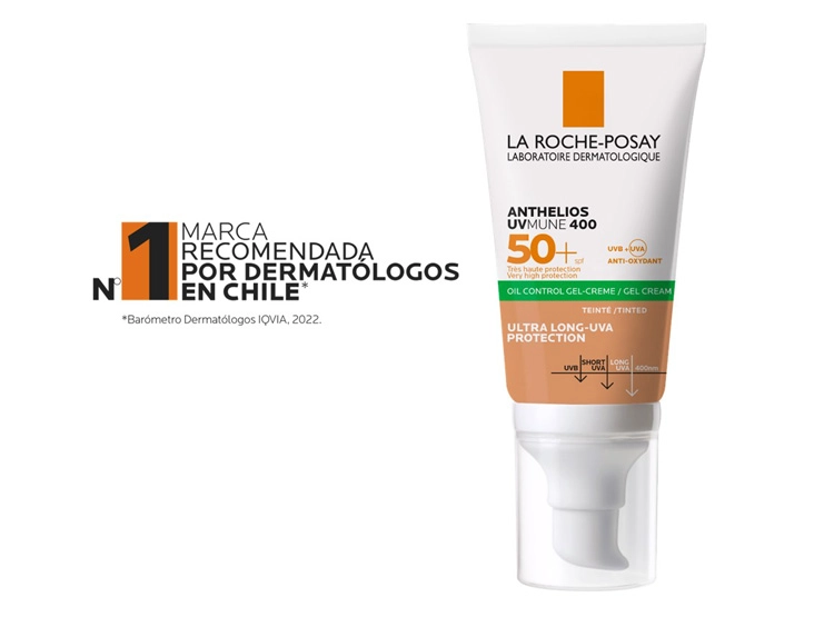 PROTECTOR SOLAR FACIAL LA ROCHE-POSAY ANTHELIOS XL TOQUE SECO COLOR SPF 50+ 50 ML - 2