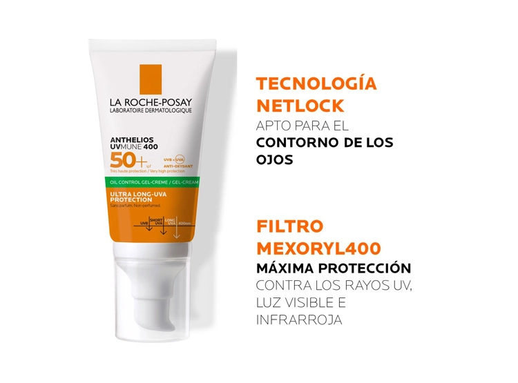 PROTECTOR SOLAR FACIAL LA ROCHE-POSAY ANTHELIOS XL TOQUE SECO SPF 50+ 50 ML - 3