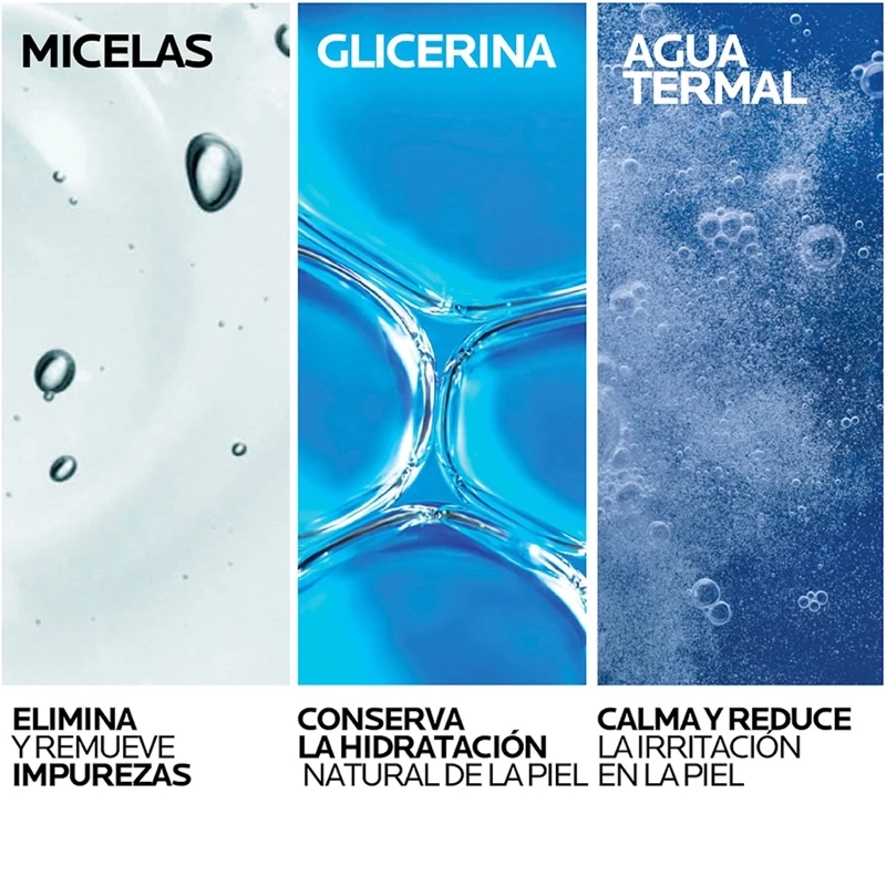 AGUA MICELAR LA ROCHE-POSAY TOLERIANE PIELES REACTIVAS 400 ML - 2