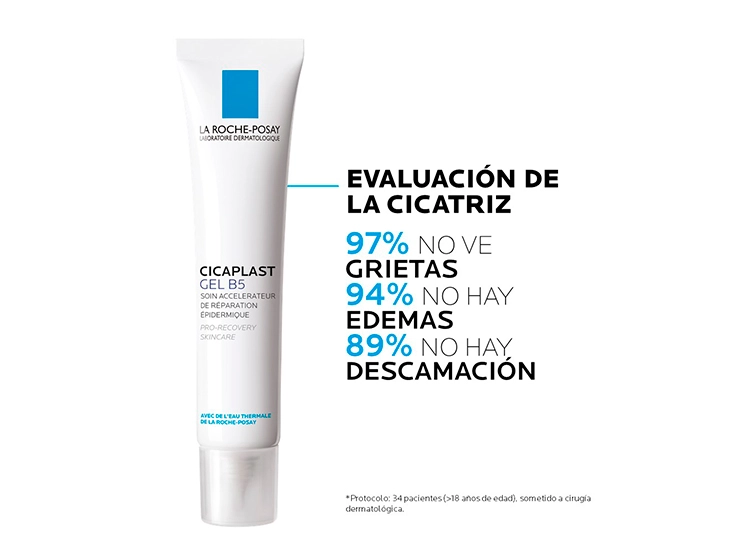 GEL LA ROCHE-POSAY ANTIMANCHAS CICATRIZANTE CICAPLAST B5 R18 40 ML - 6