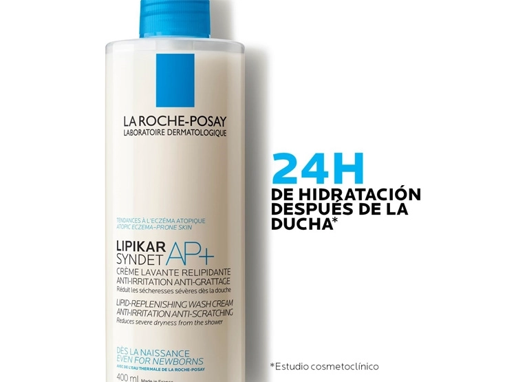 TRATAMIENTO CORPORAL LA ROCHE-POSAY HIDRATANTE LIMPIADOR LIPIKAR SYNDET AP+ 400 ML - 3
