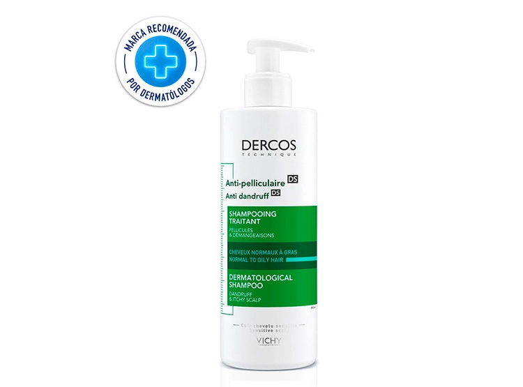 SHAMPOO VICHY DERCOS ANTICASPA CABELLO GRASO 390 ML - 1