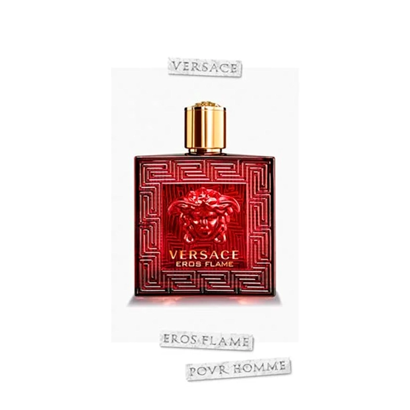 PERFUME VERSACE EROS FLAME HOMBRE EDP 200 ML - 6