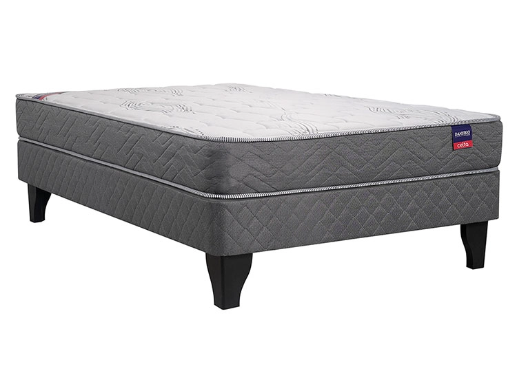 CAMA BOX CELTA COMPRIMIDO IBERICO DANUBIO 1 PLAZA - 1