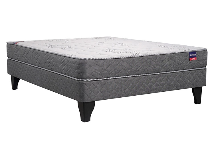 CAMA BOX CELTA COMPRIMIDO IBERICO DANUBIO 2 PLAZAS - 1