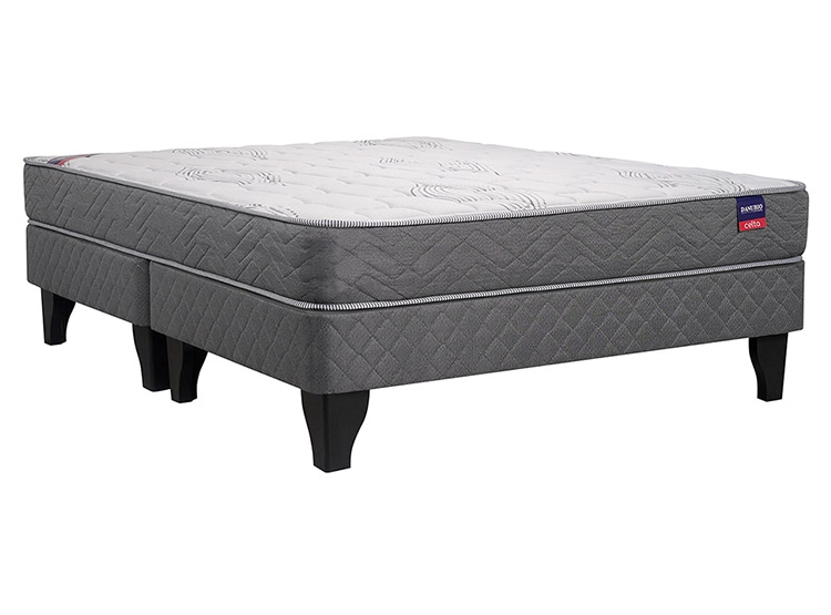 CAMA BOX CELTA COMPRIMIDO IBERICO DANUBIO DB 2 PLAZAS - 1