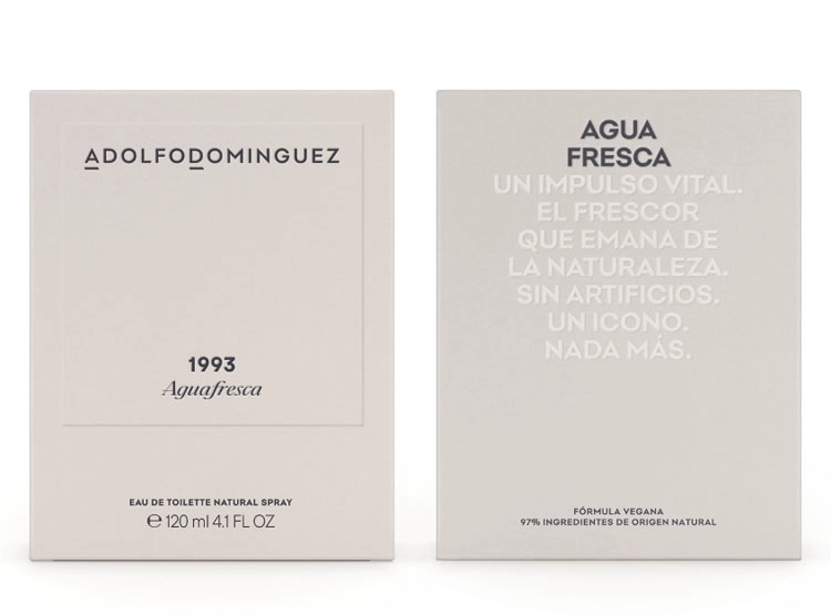 PERFUME ADOLFO DOMINGUEZ AGUA FRESCA HOMBRE EDT 120 ML - 4