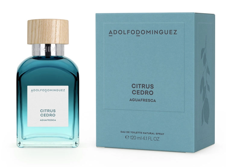 PERFUME ADOLFO DOMINGUEZ AGUA FRESCA CITRUS CEDRO HOMBRE EDT 120 ML - 3