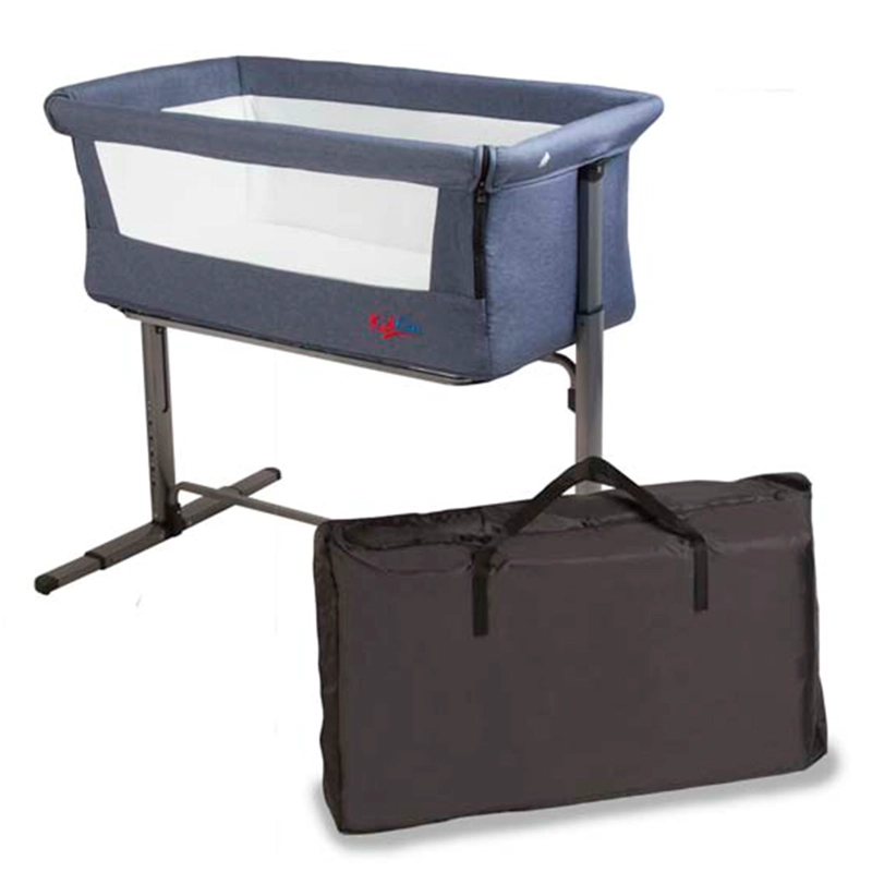 CUNA COLECHO BEBE MYSIDE KIDGO CON BOLSO AZUL BEBESIT - 2