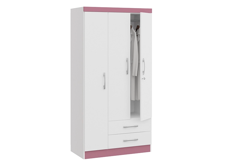 CLOSET RIPLEY HOME Y443 3 PUERTAS 2 CAJONES BLANCO - 2