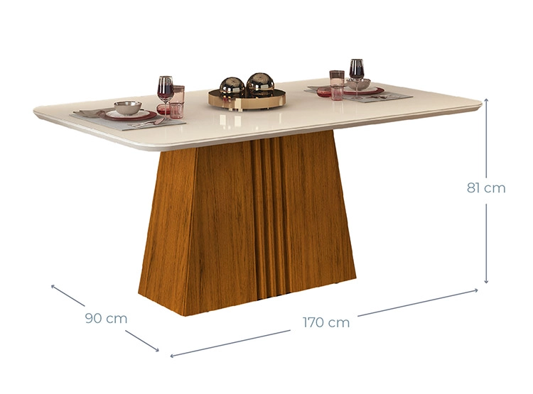 JUEGO DE COMEDOR VEKKA HOME CELINA 6P - 7